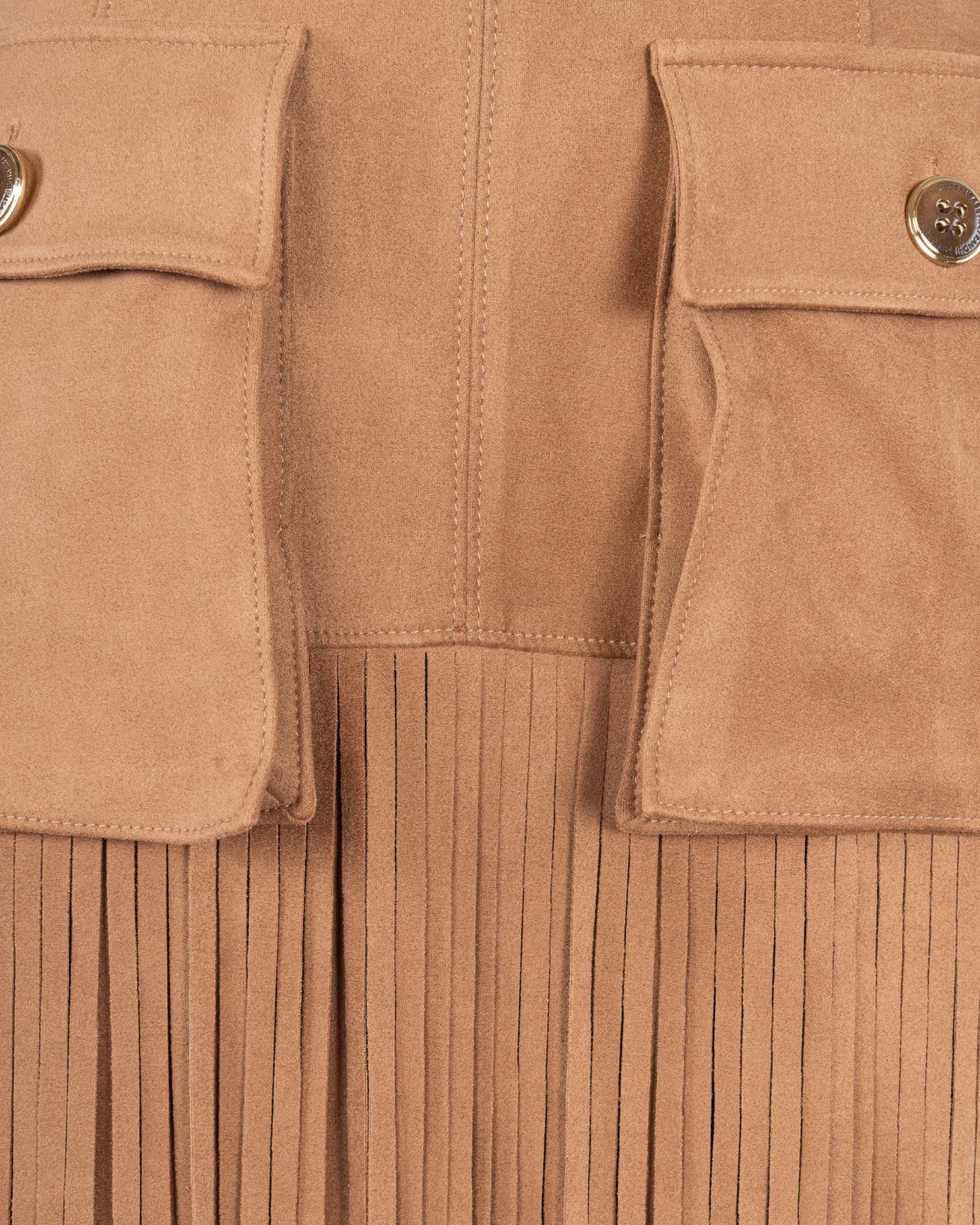 shop ELISABETTA FRANCHI Saldi Gonna: Elisabetta Franchi gonna scamosciata con frange.
Maxi tasche a soffietto sul davanti.
Fascione sul punto vita con baschina.
Frange tagliate a vivo.
Lunghezza sotto il ginocchio.
Composizione: 95% poliestere 5% elastan.
Fabbricato in Italia.. GO00222E2-368MOU number 4693190